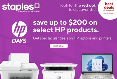 Staples Flyer September 18 to 24