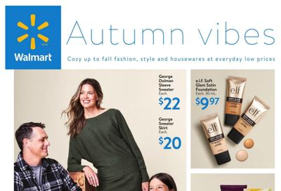 Walmart Autumn Vibes Flyer September 19 to October 16