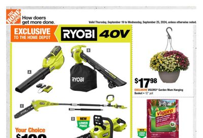 Home Depot (BC) Flyer September 19 to 25