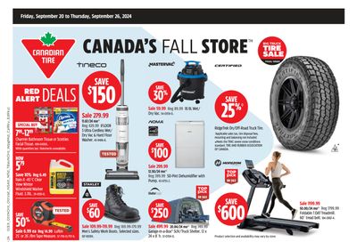 Canadian Tire (Atlantic) Flyer September 20 to 26