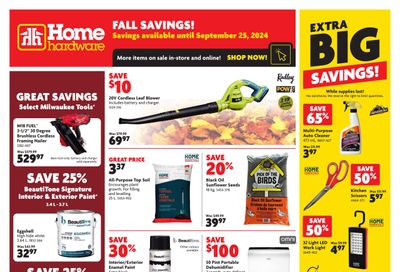 Home Hardware (Atlantic) Flyer September 19 to 25