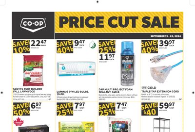 Co-op (West) Home Centre Flyer September 19 to 25