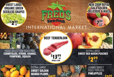 Fred's Farm Fresh Flyer September 18 to 24