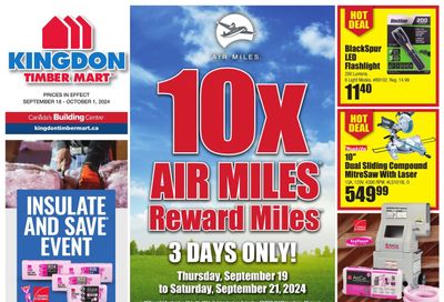 Timber Mart Flyer September 18 to October 1