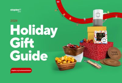 Staples Business 2024 Holiday Gift Guide Flyer September 18 to December 31