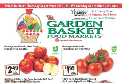 The Garden Basket Flyer September 19 to 25