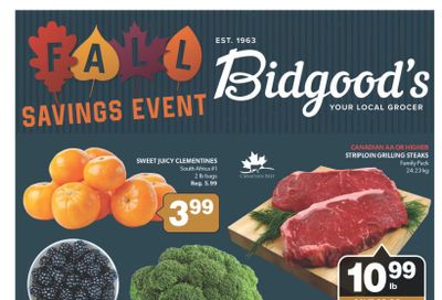 Bidgood's Flyer September 19 to 25