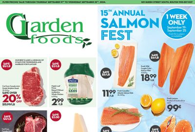 Garden Foods Flyer September 19 to 25