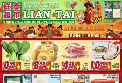 Marche Lian Tai Flyer September 19 to 25