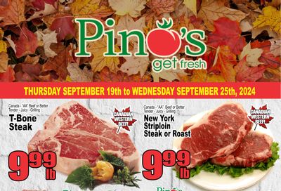 Pino's Flyer September 19 to 25