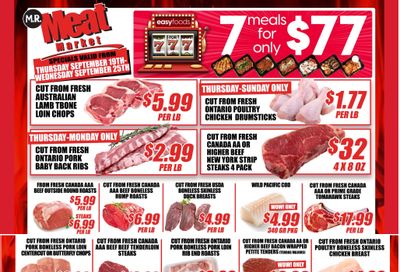 M.R. Meat Market Flyer September 19 to 25