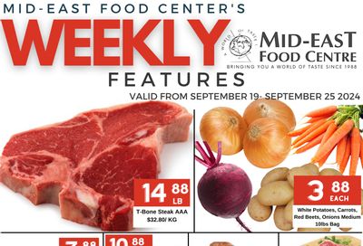 Mid-East Food Centre Flyer September 19 to 25