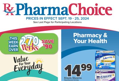 PharmaChoice (BC, AB, SK & MB) Flyer September 19 to 25