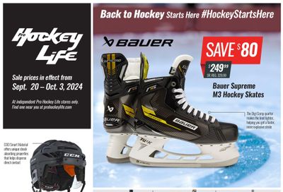 Pro Hockey Life Flyer September 20 to October 3