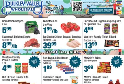 Bulkley Valley Wholesale Flyer September 19 to 25