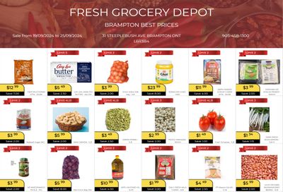 Fresh Grocery Depot Flyer September 19 to 25