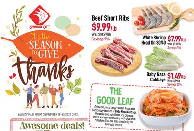 Seafood City Supermarket (West) Flyer September 19 to 25