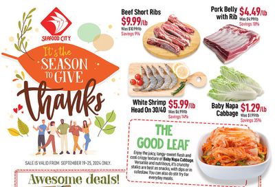 Seafood City Supermarket (ON) Flyer September 19 to 25