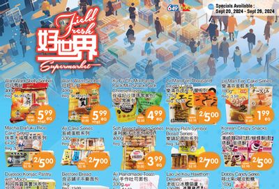 Field Fresh Supermarket Flyer September 20 to 26