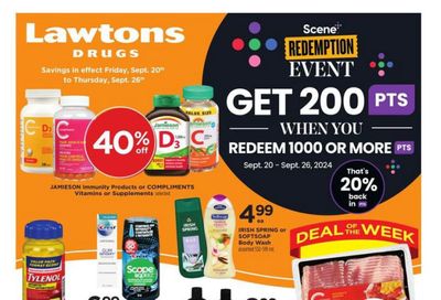 Lawtons Drugs Flyer September 20 to 26