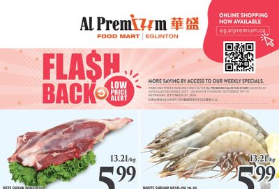 Al Premium Food Mart (Eglinton Ave.) Flyer September 19 to 25