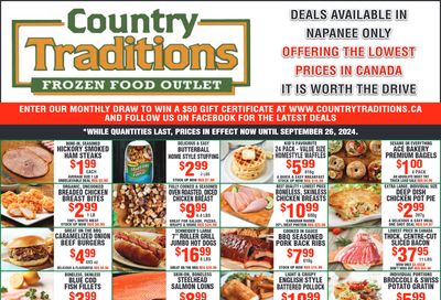 Country Traditions Flyer September 19 to 26