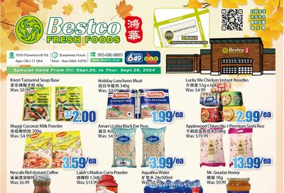 BestCo Food Mart (Ajax) Flyer September 20 to 26