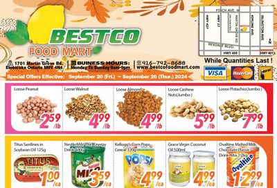 BestCo Food Mart (Etobicoke) Flyer September 20 to 26