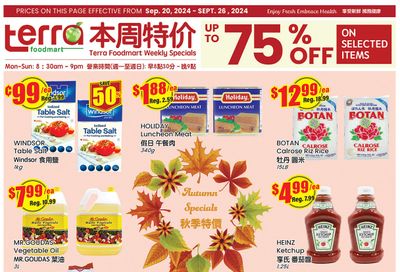 Terra Foodmart Flyer September 20 to 26