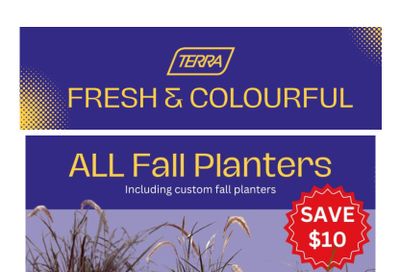 Terra Greenhouses Flyer September 20 to 26