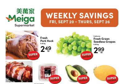 Meiga Supermarket Flyer September 20 to 26