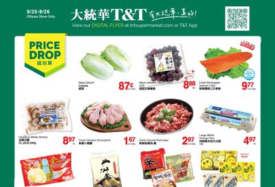 T&T Supermarket (Ottawa) Flyer September 20 to 26