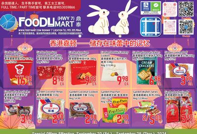 FoodyMart (HWY7) Flyer September 20 to 26