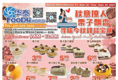 Foody World Flyer September 20 to 26