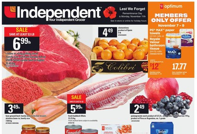 Independent Grocer (Atlantic) Flyer November 7 to 13