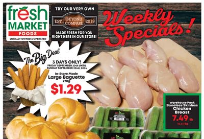 Fresh Market Foods Flyer September 20 to 26