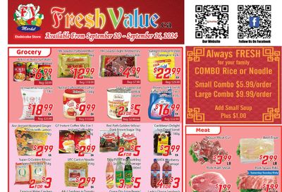 Fresh Value (Etobicoke) Flyer September 20 to 26