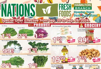 Nations Fresh Foods (Hamilton) Flyer September 20 to 26