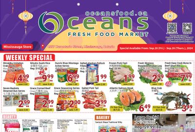 Oceans Fresh Food Market (Mississauga) Flyer September 20 to 26