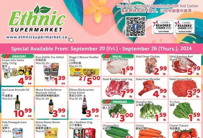 Ethnic Supermarket (Milton) Flyer September 20 to 26