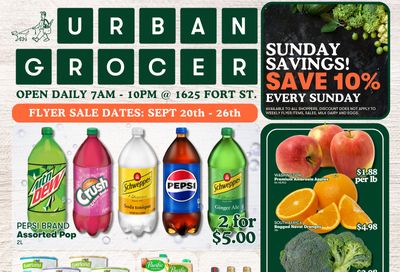 Urban Grocer Flyer September 20 to 26