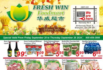 Fresh Win Foodmart Flyer September 20 to 26