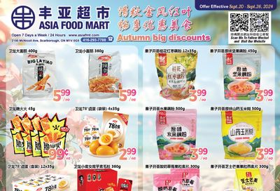 Asia Food Mart Flyer September 20 to 26