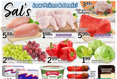 Sal's Grocery Flyer September 20 to 26