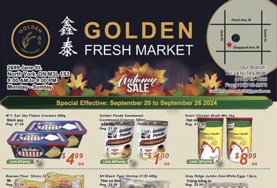 Golden Fresh Market Flyer September 20 to 26