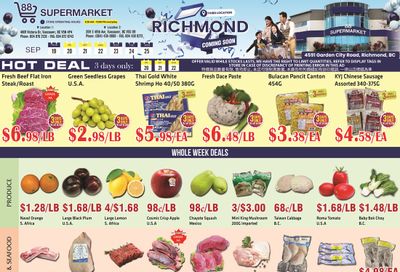 88 Supermarket Flyer September 19 to 25