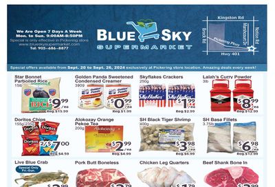 Blue Sky Supermarket (Pickering) Flyer September 20 to 26