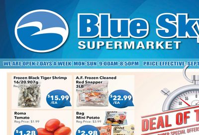 Blue Sky Supermarket (North York) Flyer September 20 to 26