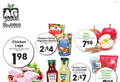 AG Foods Flyer September 20 to 26