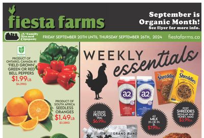 Fiesta Farms Flyer September 20 to 26